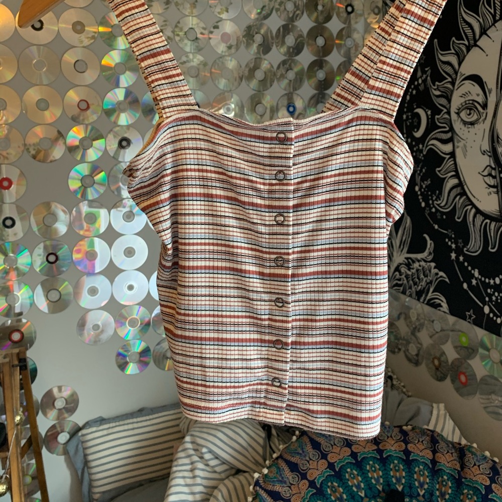striped tank top